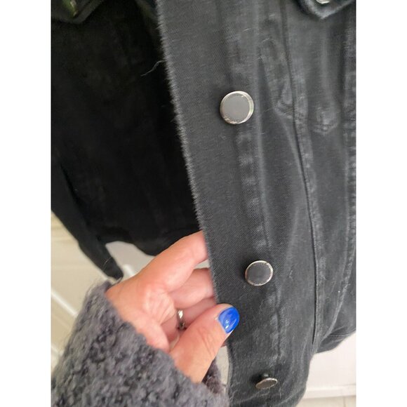 Liverpool Women's Black Denim Jacket Size L Powerflex - Picture 3 of 16